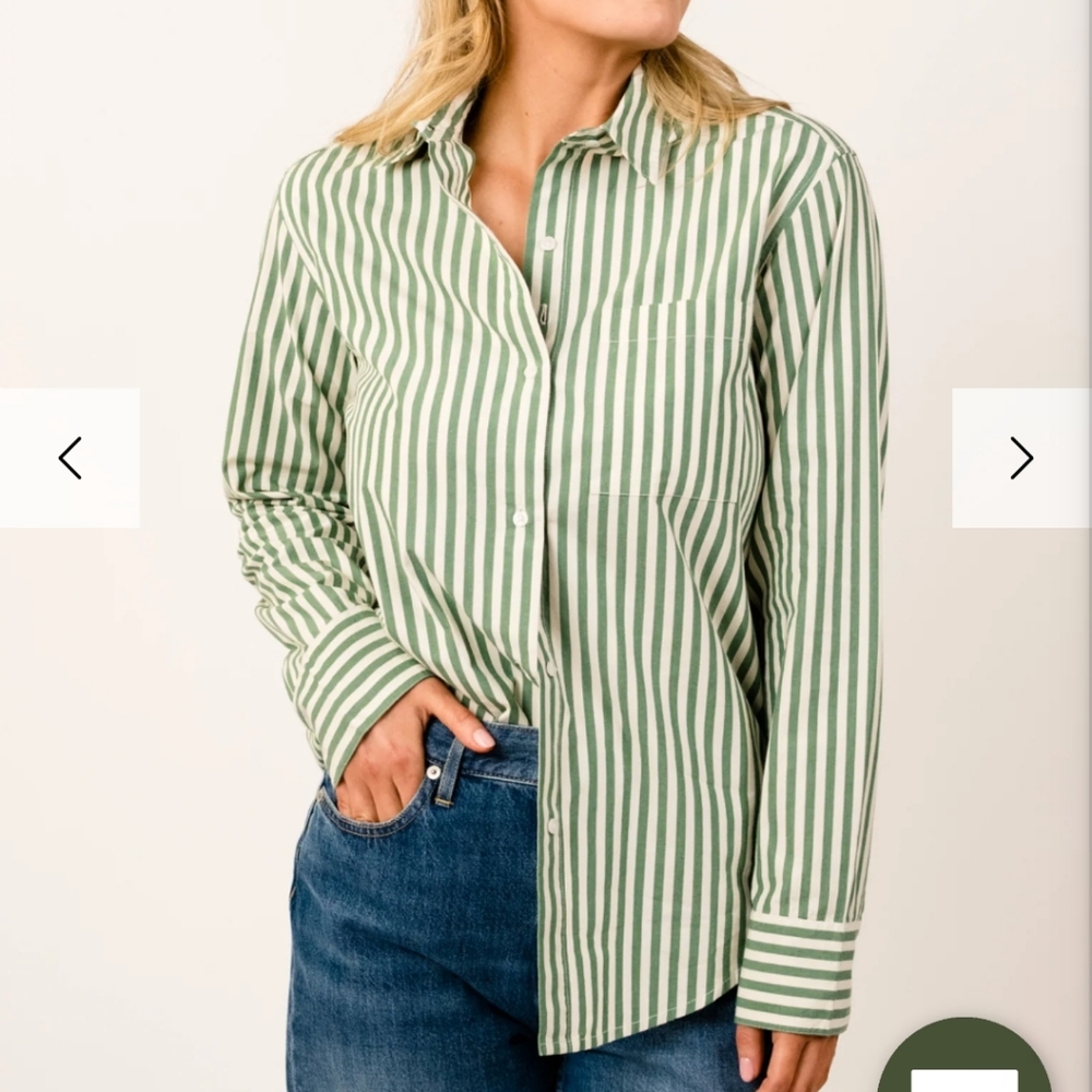 NWT ABLE Sophia Button Down Shirt